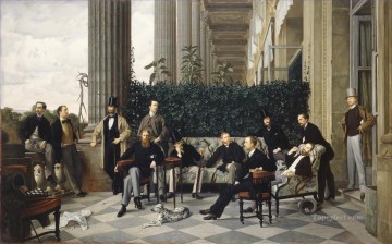 The Circle of the rue Royale James Jacques Joseph Tissot Oil Paintings